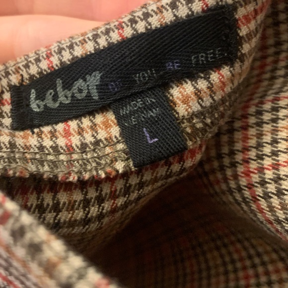 Bebop Plaid Jumpsuit - Picture 4 of 4